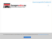 Tablet Screenshot of garagenonline.eu